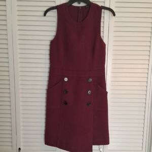 Banana Republic Burgundy Mini Dress